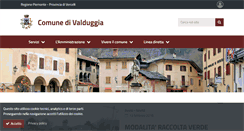 Desktop Screenshot of comune.valduggia.vc.it