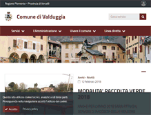 Tablet Screenshot of comune.valduggia.vc.it
